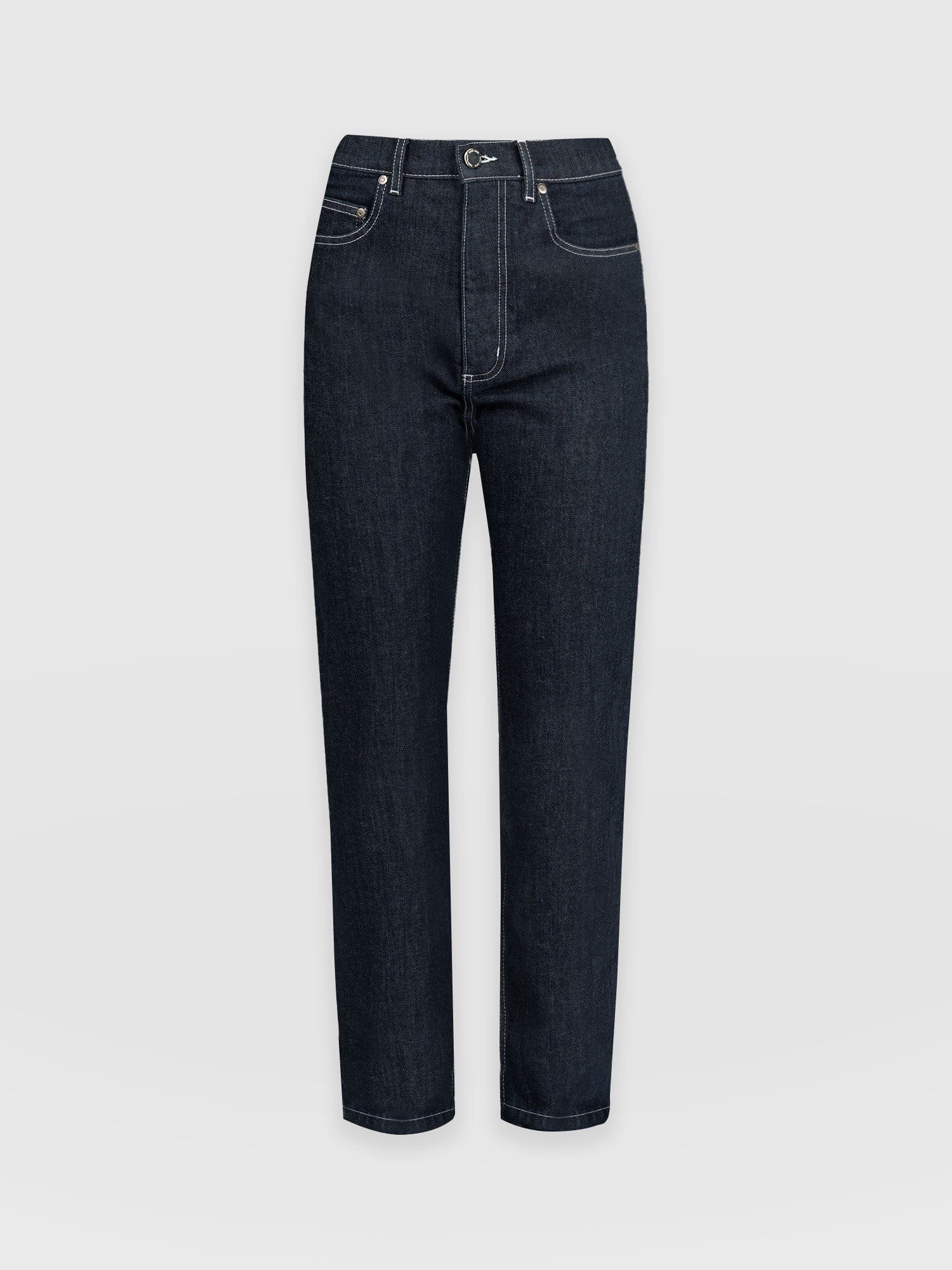 Hattie Straight Leg Jeans Indigo Blue - Women's Jeans | Saint + Sofia® UK